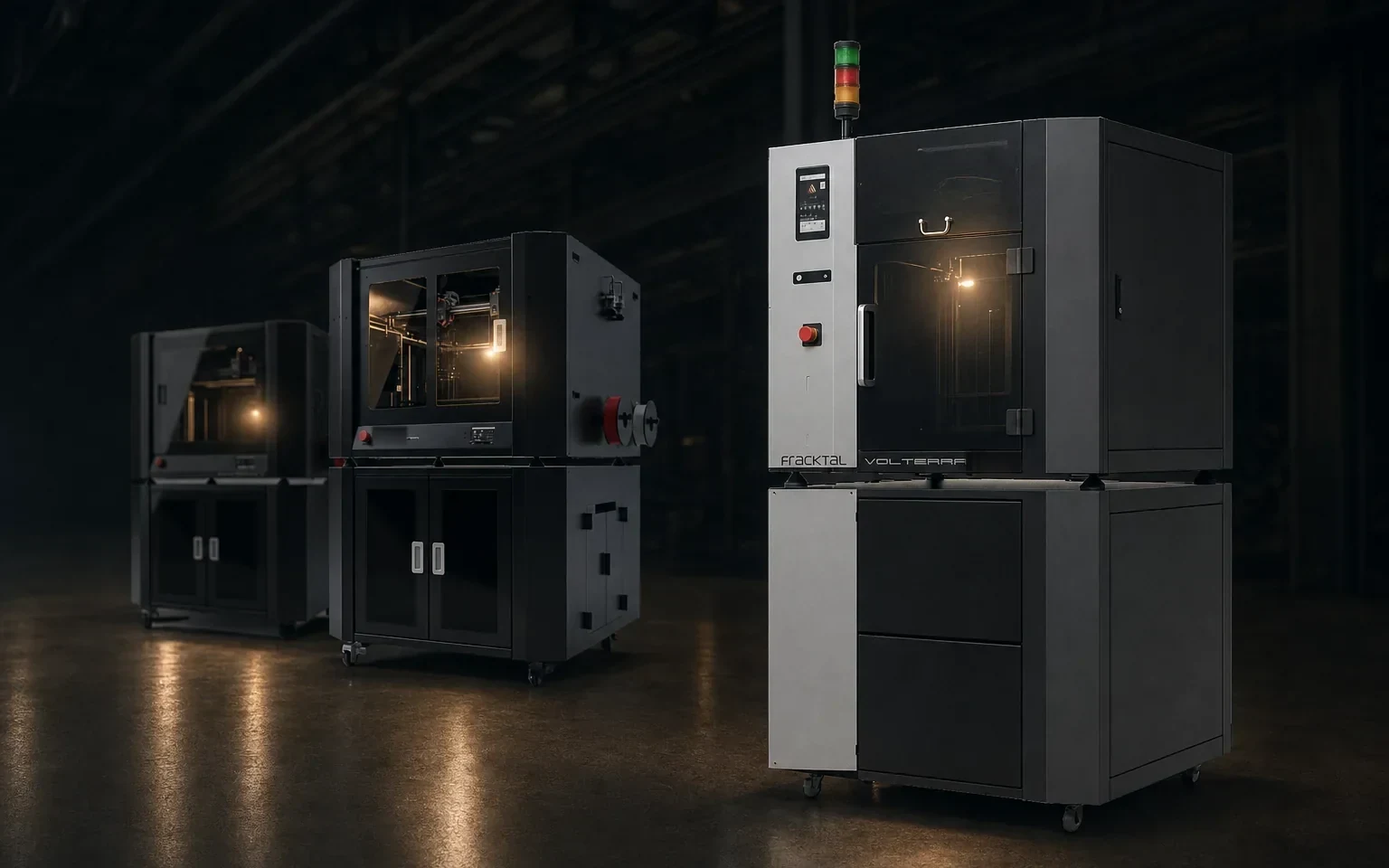 Fracktal Works 3D printers on the production floor