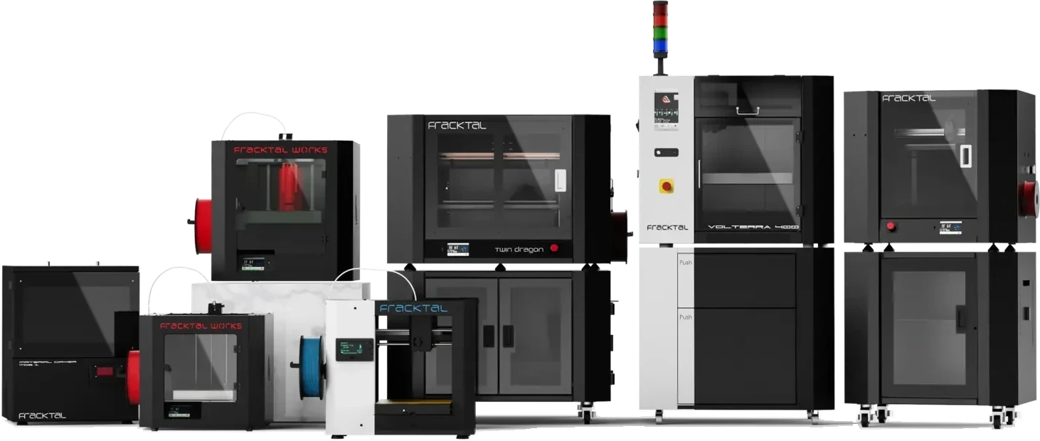 The Fracktal Works 3D printer range, manufactured in Bengaluru