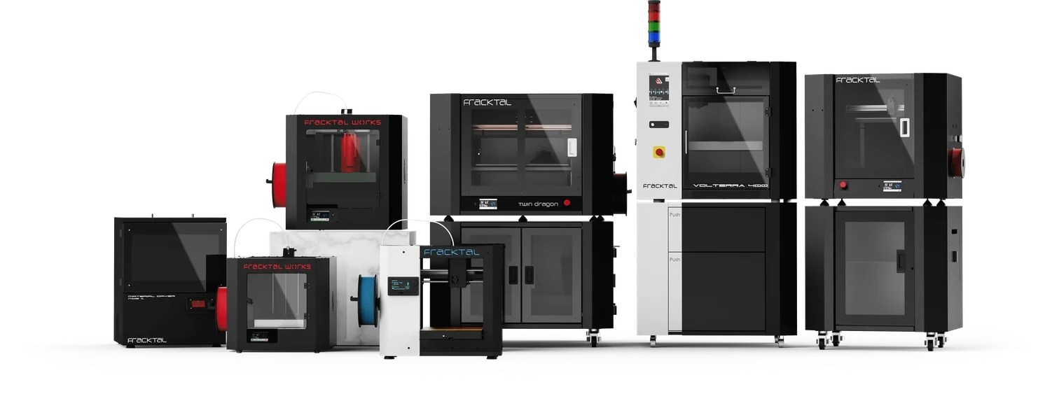 The Fracktal 3D printer range